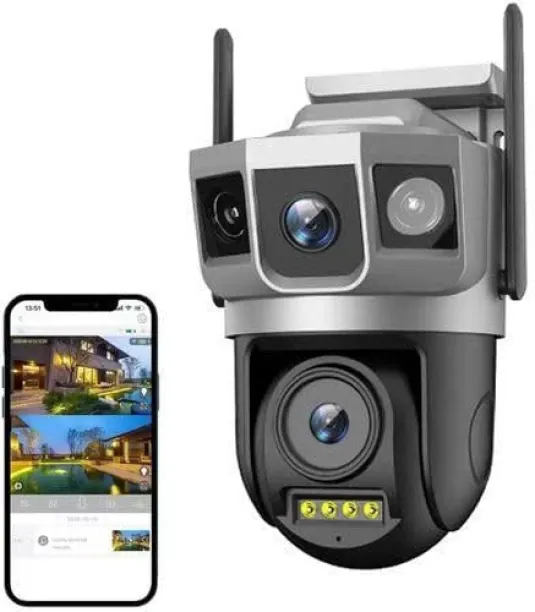 Granty 1080 Indoor & Outdoor Security Camera with Night Vision and Wi-Fi Connectivity