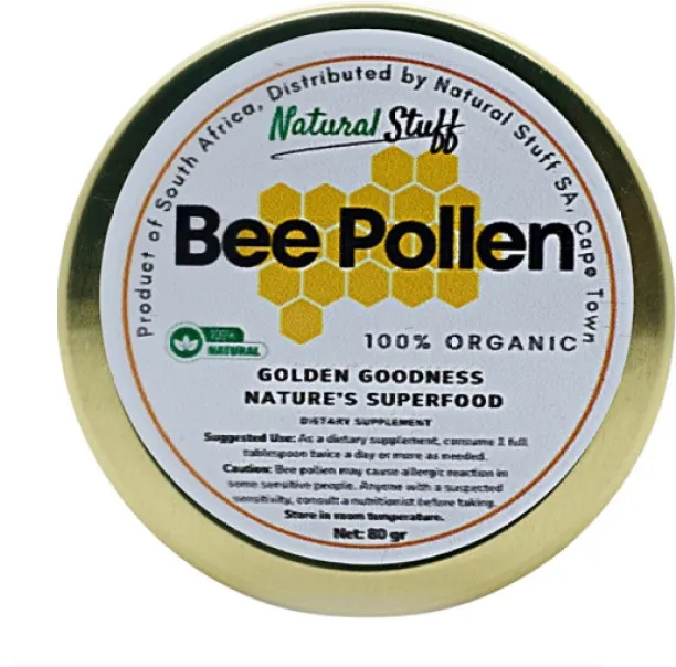 Natural Stuff Bee Pollen - 100% Organic Superfood for Mind & Body Vitality 100% Granules