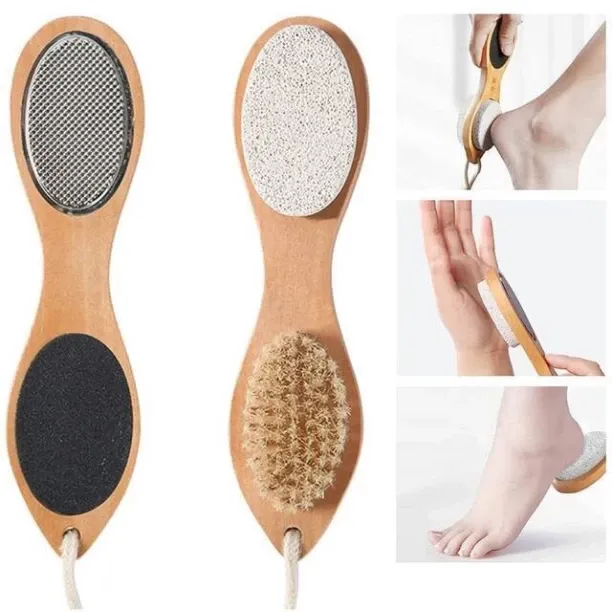 MiMi World 4 in 1 Foot File Multi-Purpose Pedicure Tool Callus Remover for Foot Care Double Sided H…
