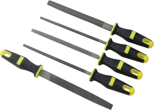 Generic 5 Piece Steel File Set with Storage Pouch 8-Inch AY001-140 Double Sided Hoof Rasp File