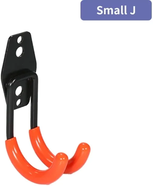 SA Heavy Duty Steel Garage Storage Double Hooks – Utility Organizer for Tools, Bikes & Ladders 2