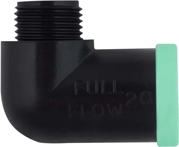 Ideal Gardenware Full Flow Male Combi Elbow 20mmx1/2" Hose Connector
