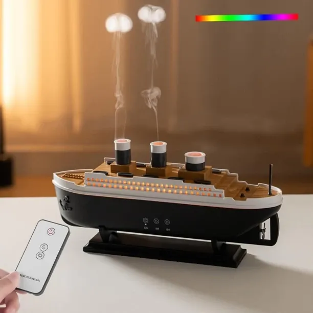 Bloo Room Essential oil diffuser, 250ml ship model aromatherapy ship oil diffuser Humidifier