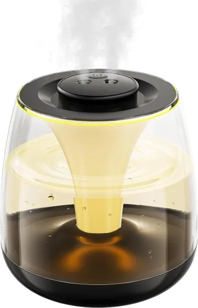 SHIJIN Room Humidifiers for Bedroom, 3 L Cool Mist Top-Fill 40H Super Long Time, 23dB Quiet, Baby H…