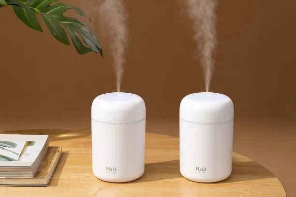 Ck Room Portable Mini Cool Mist Humidifier, 300ml USB for Personal, Desktop, Baby, Bedroom, Travel,…