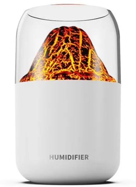 fancystuff Room Portable Mini Volcano Humidifier 300ml Small Cool Mist USB Personal Desktop Humidif…