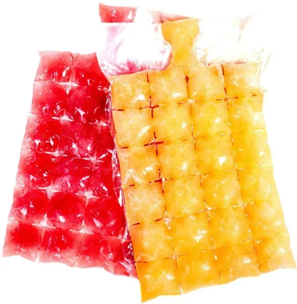 30Pcs Disposable Frozen Lattic Bags Self-Sealing Plastic Ice Mold Drinking Tools Plastic Ice Cube B…