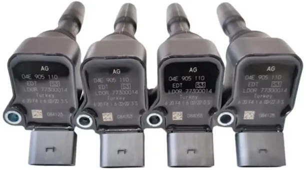 Huanix 4Pcs,04E905110C Car Ignition Coils Ignition Coil
