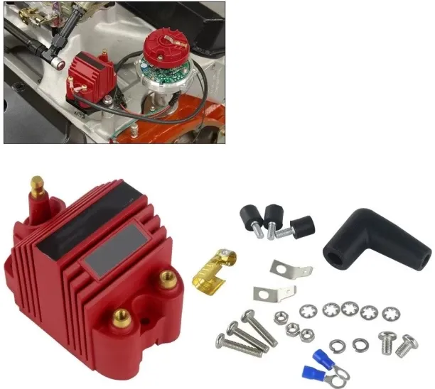 Huanix E-Core Ignition Coil 12V High Output External Universal Blaster SS Ignition Coil Ignition Co…