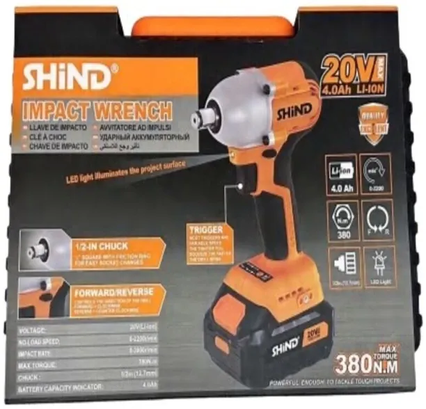 Shind SD34120 Cordless Impact Wrench