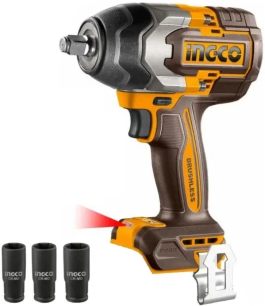 Ingco Cordless Impact Wrench 850Nm 20V (Tool Only) Cordless Impact Wrench