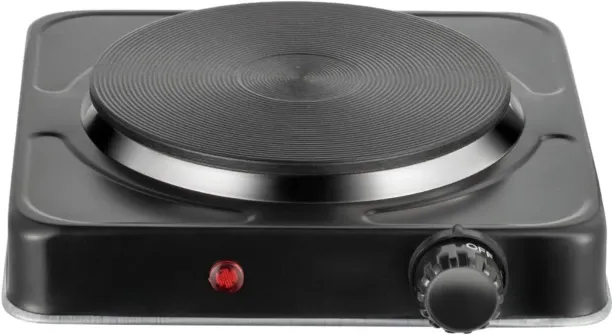 Happyfun Electric Cooking Stove - Compact Countertop Cook Top with 5 Heat Levels Electric
