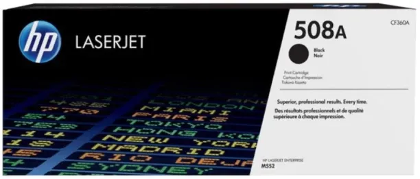 HP 508A Original For r LaserJet Enterprise M552, M553, MFP M577 Printer The Cartridge Guy Black Ink…