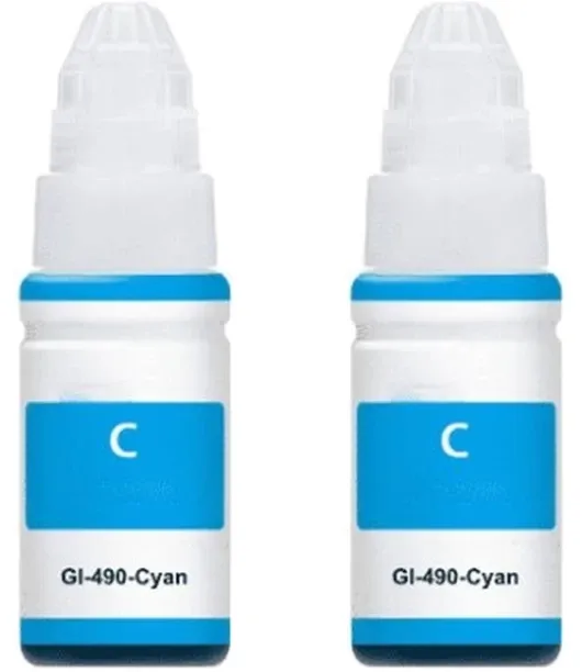 Inksaver Compatible Canon GI490 Cyan Ink Bottle