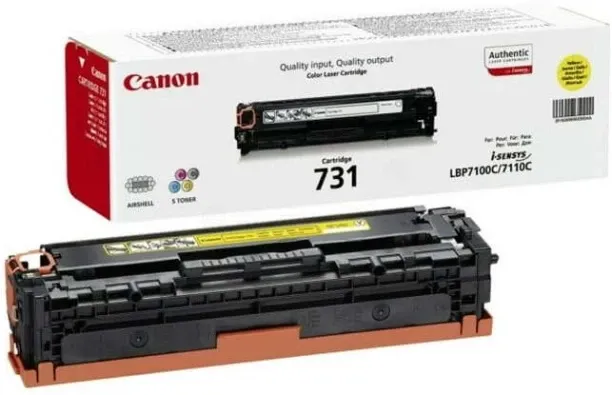 Canon 731 Cartridge Yellow Ink Toner