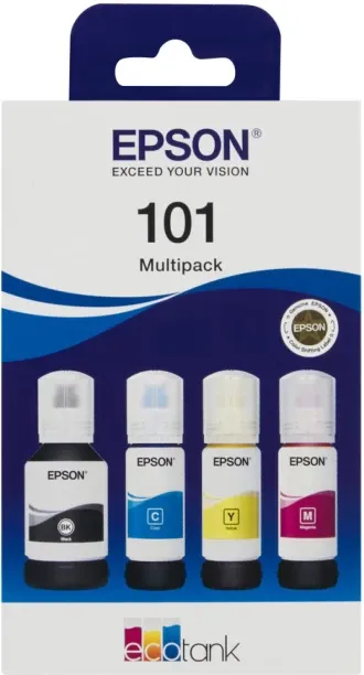 Epson Epson 101 Multipack Black, Cyan, Magenta, Yellow Ink Bottle