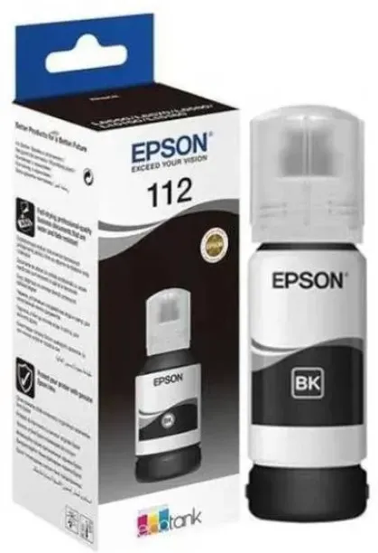 Epson Genuine C13T06C14A Black Ink Bottle