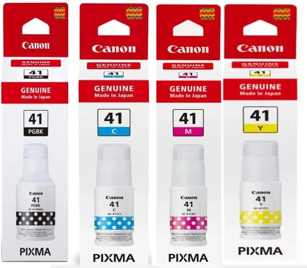 Canon GI-41 Original Black and Tri Colour Combo Pack Ink Bottle