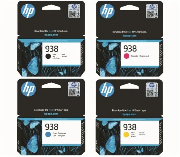 HP 938 Black and Tri Colour Combo Pack Ink Cartridge