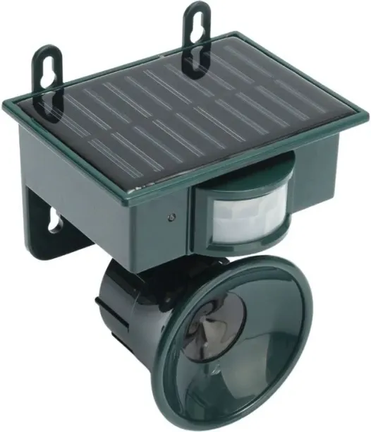 Ultrasonic Solar Powered Bird Repeller Pest Control Solar Powered Bird - Repeller Wave Generator
