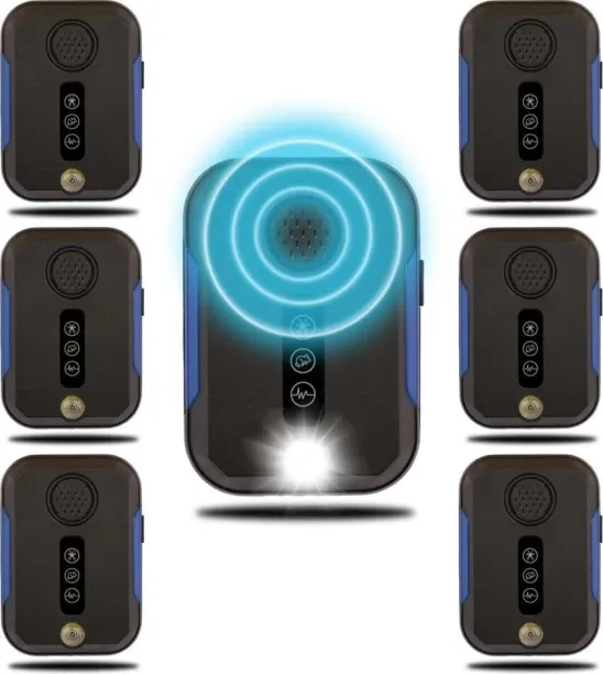 Fariedl Ultrasonic Mice Repellent ，4 Modes Variable Frequency Ultrasonic Mice Repellent with LED Fl…