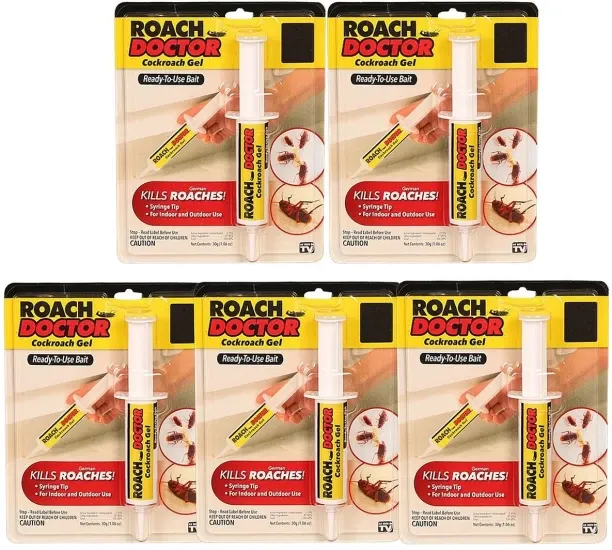Roach Doctor 5 x Cockroach Gel Feed