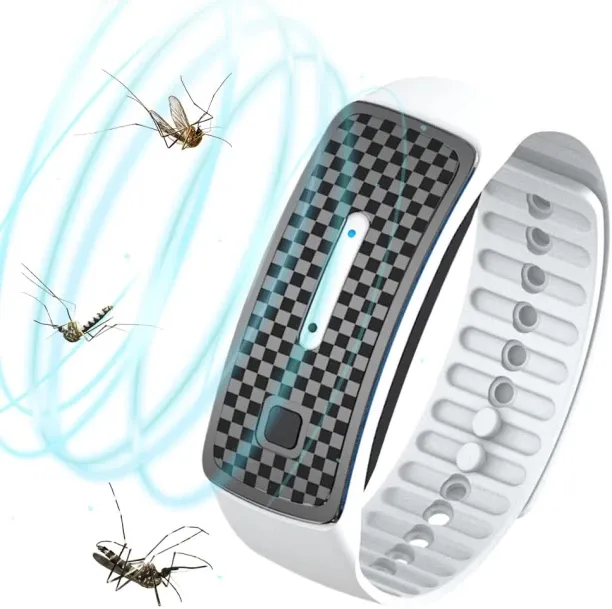 Zzztrade Ultrasonic Body Shape Wristband, Silicone Anti-Mosquito Repellent Bracelet Band
