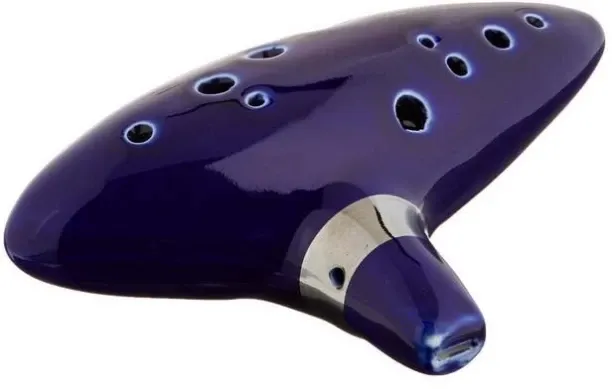 ALANES 12 Hole Zelda Ocarina Alto C Ceramic Wind Instrument Hanger Grip For Trumpets Pack of  1