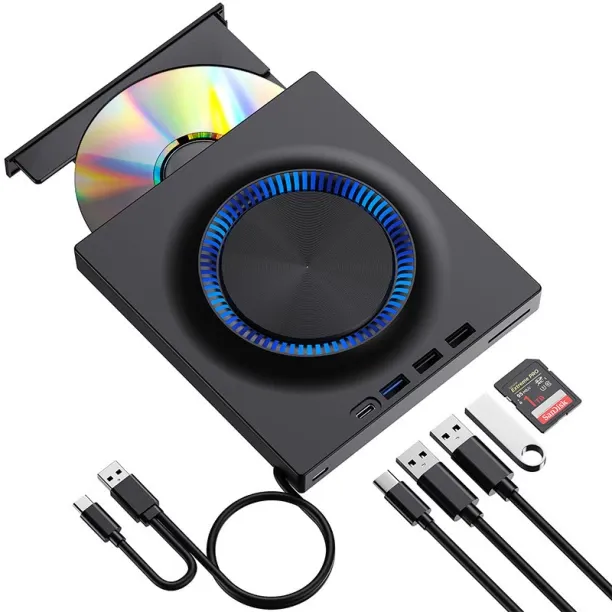 spark External optical drive New USB external optical drive mobile DVD burner multi-expansion card …