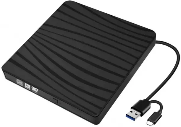 CTDW Portable Mobile External Optical Drive DVD-RW or DVD+RW Drive