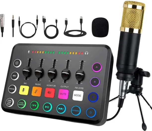 Solala Audio Interface，Sound card cross-border English version live broadcast sound card with custo…