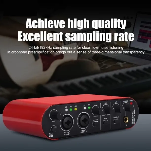 Solala sound card，Sound Control Instruments Left and Right Binaural Sound Card Immersive Recording …