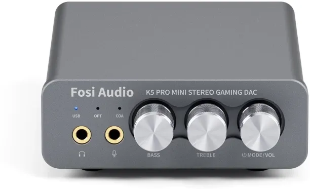 FOSI External sound card, headphone amplifier, computer external sound card, desktop game decoding …