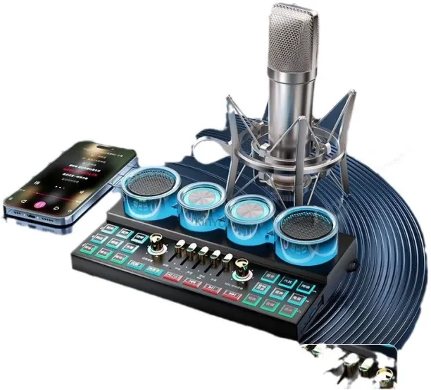 Solala Live broadcast sound card, live broadcast sound card audio all-in-one machine Internet celeb…