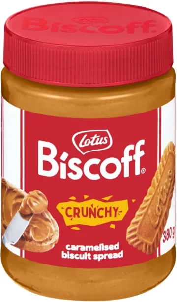 Lotus Biscoff Crunchy Caramelised Biscuit Spread 380 g