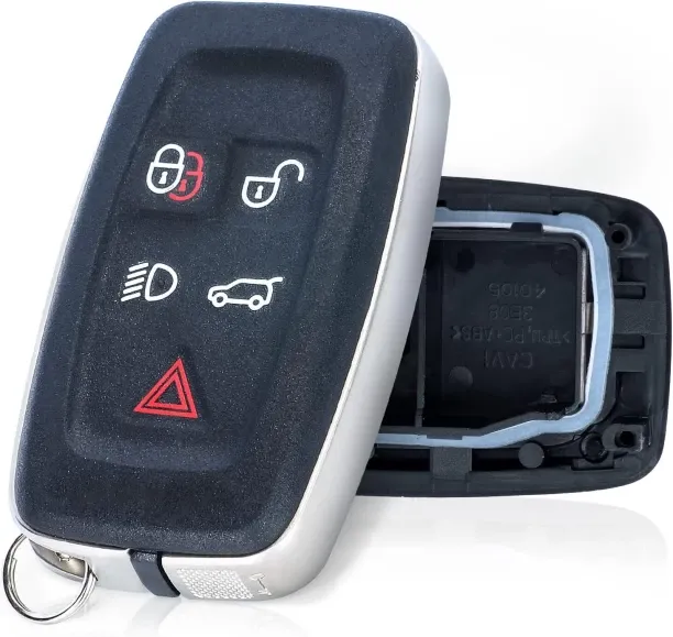 Junxidz LR052905 Smart Remote Car Key Fob Case Cover Shell Housing Replacement for Land Rover LR4 f…