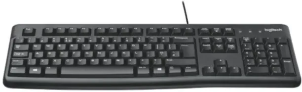 Logitech MK120 With Whisper Quiet Keys - Black (Parallel Import) Keyboard And Mouse Desktop Keyboard