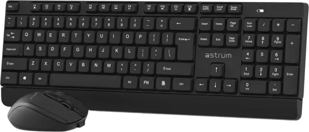 Astrum KCX100 Wireless and Silent Mouse Combo Desktop Keyboard