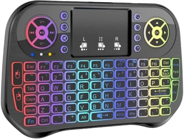 marevic i10 Flying Squirrel touch keyboard, mini wireless 7-color 2.4G Bluetooth keyboard Gaming Ke…