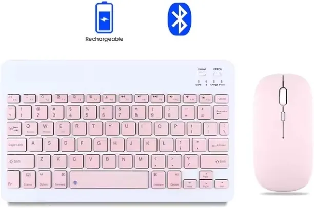 DW Wireless Bluetooth Keyboard Mouse Combo for Tablet or Smartphone Tablet Keyboard