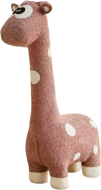 Generic Pink Giraffe Kids Chair Solid wood Chair