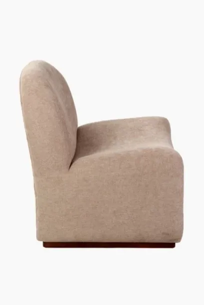 unique Jessica Curve Chair Leatherette Chair