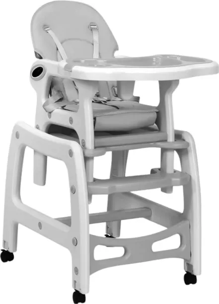 Rush Hour Adjustable & Convertible 3-in-1 Baby High Chair – Multi-Functional Feeding Station with S…
