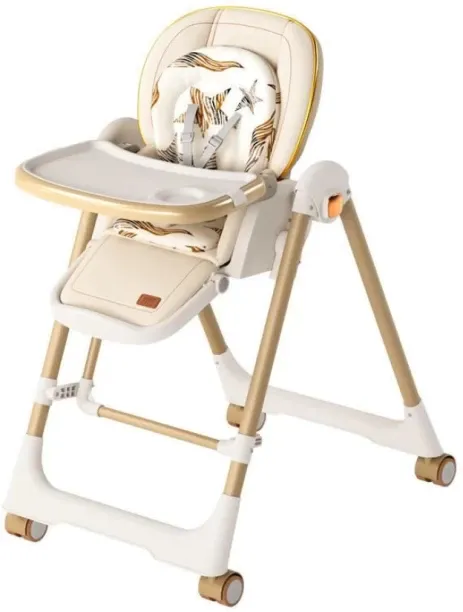 Rush Hour Luxurious 3-in-1 Multifunctional Baby High Chair – Adjustable Feeding Station with Reclin…