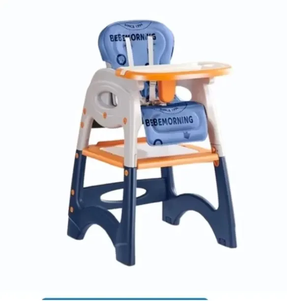 RH Adjustable & Convertible 3-in-1 Baby High Chair – Multi-Functional Feeding Station with Safety H…