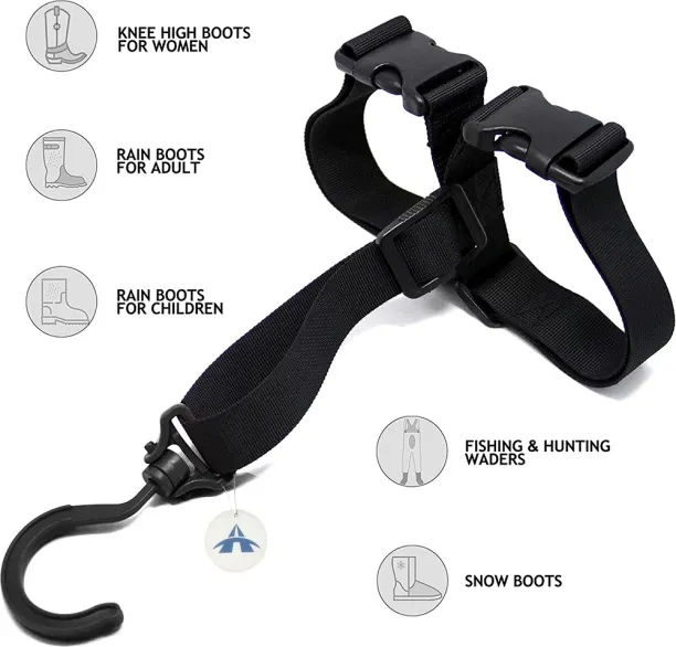 ALANES Adjustable Storage Hanger Strap Fits All Fishing Boots and Waders Fishing Kit