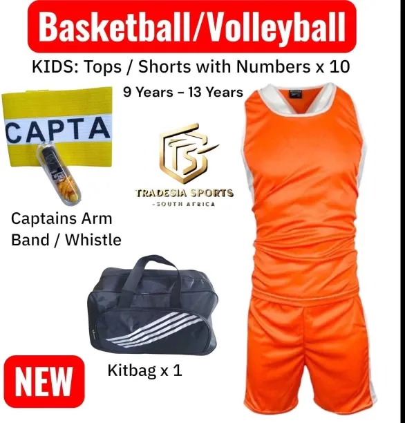 Tradesia Sports Kids 10 Sets-Handball/Volleyball/Basketball/Goalball With Numbers - 9/12 Years Voll…