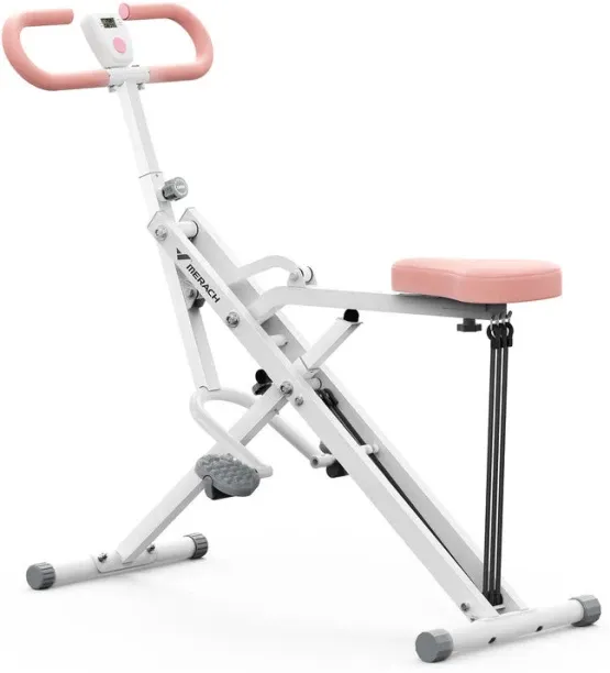 GL Compact Cardio Lifting Riding Machine with Resistance Bands – Full Body Home Fitness Trainer Gym…