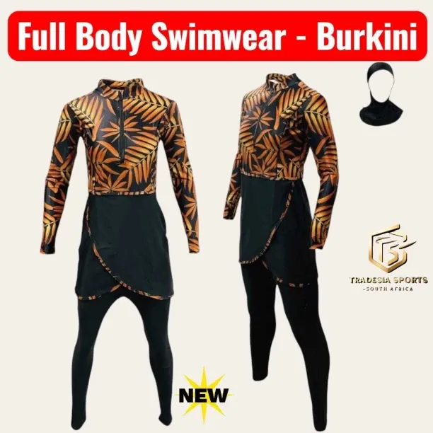 Tradesia Sports Swimming Costume - Full Body Burkini - Medium Swimming Kit