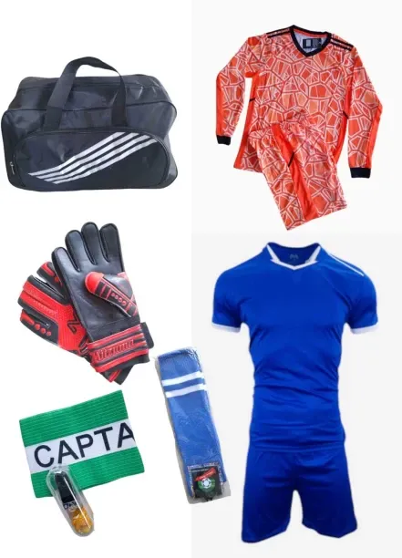 tradesia sports PRU Royal White Football Kit